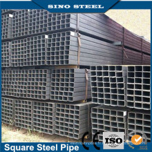 Tuyau carré revêtu de zinc prix d&#39;usine / Q195-Q345 carré noir et tuyau en acier rectangulaire